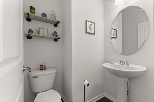 bathroom with toilet