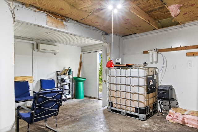 7891 Robindale Ave, Dearborn Heights, MI 48127 - basement featuring a wall mounted AC
