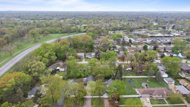7891 Robindale Ave, Dearborn Heights, MI 48127 - aerial view of property and surrounding area featuring nearby suburban area