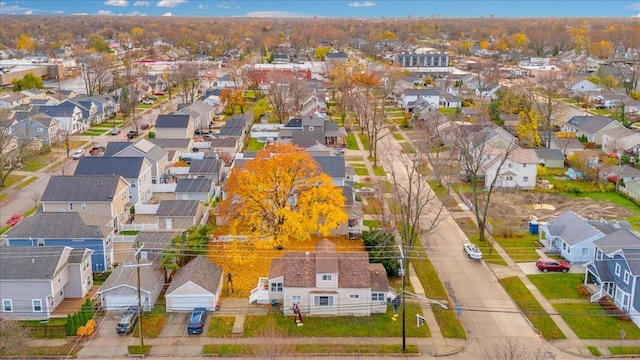 drone / aerial view featuring a residential view