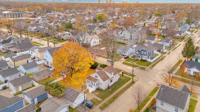 birds eye view of property featuring a residential view