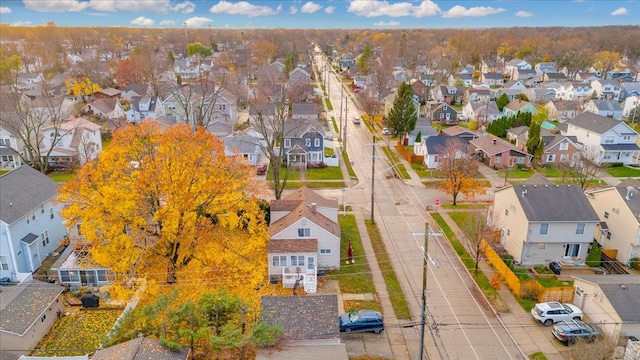 birds eye view of property featuring a residential view