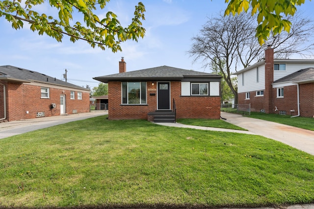 23130 Beverly St, Saint Clair Shores, MI 48082 - bungalow featuring brick siding and a chimney