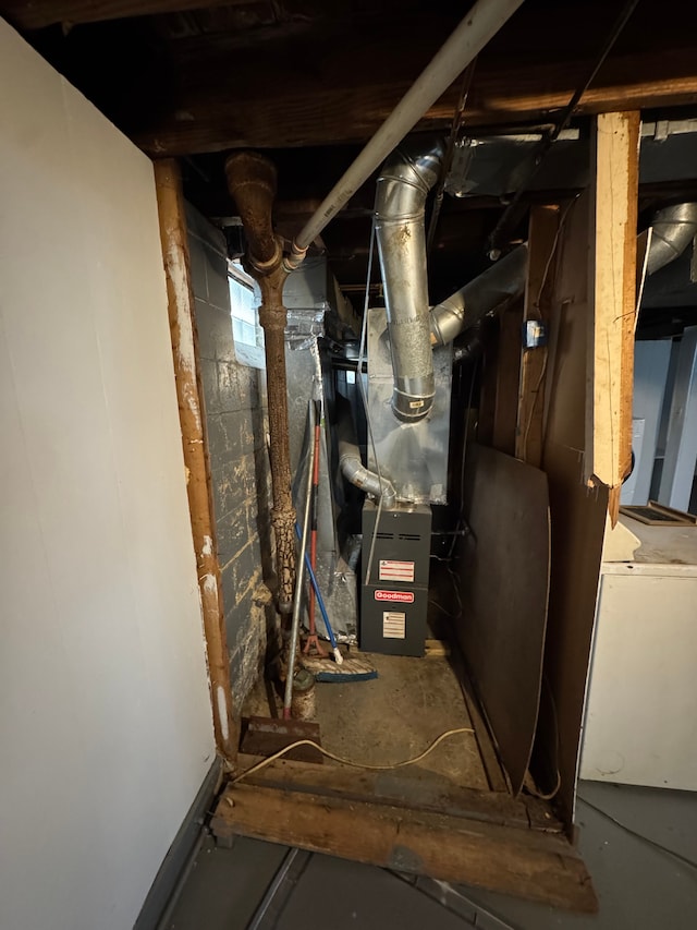 view of utility room