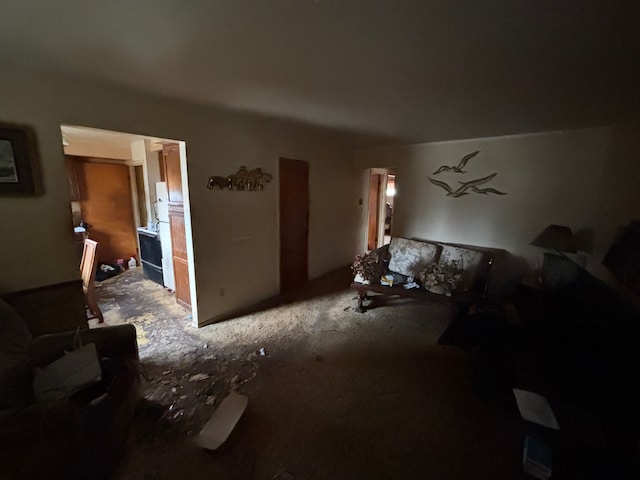 view of living area