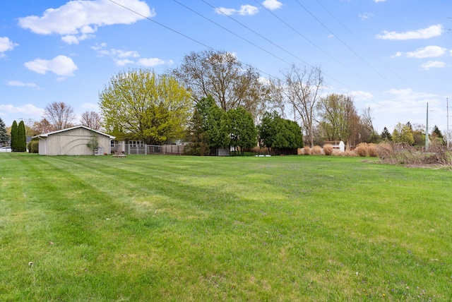 view of yard