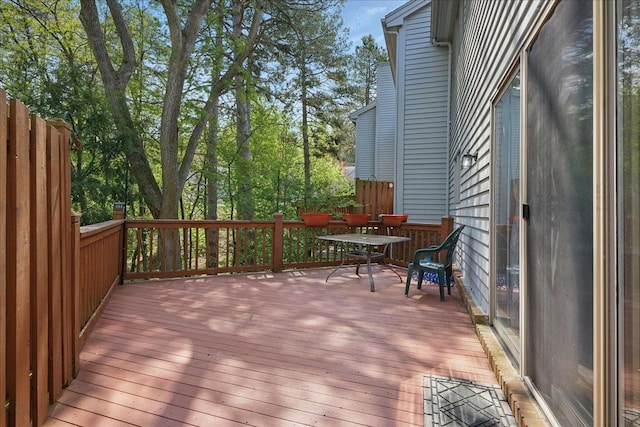 view of deck