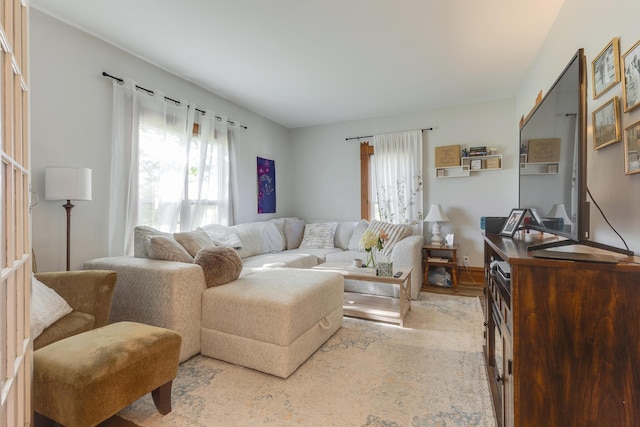 view of living area
