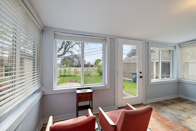 view of doorway to outside