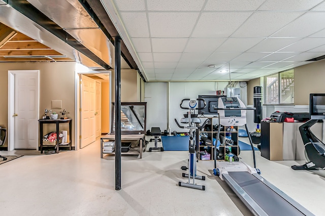 view of workout room