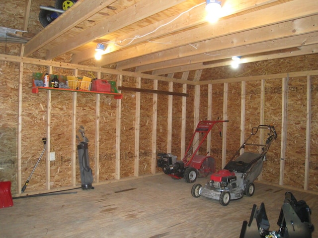 view of storage