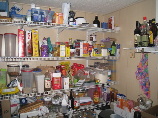 view of storage area
