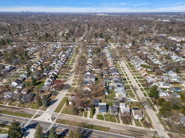 drone / aerial view featuring a residential view