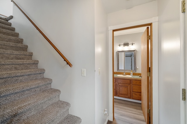 4824 Little Cedar Creek Dr, Attica, MI 48412 - staircase with wood finished floors