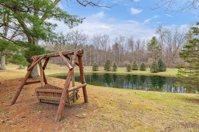 4824 Little Cedar Creek Dr, Attica, MI 48412 - view of yard with a water view