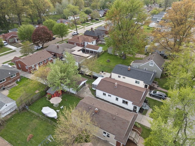 aerial overview of property's location featuring nearby suburban area