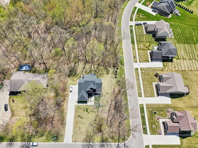 drone / aerial view featuring a residential view