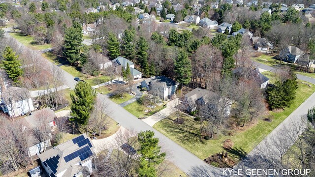 birds eye view of property featuring a residential view
