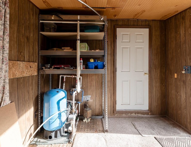 view of storage room