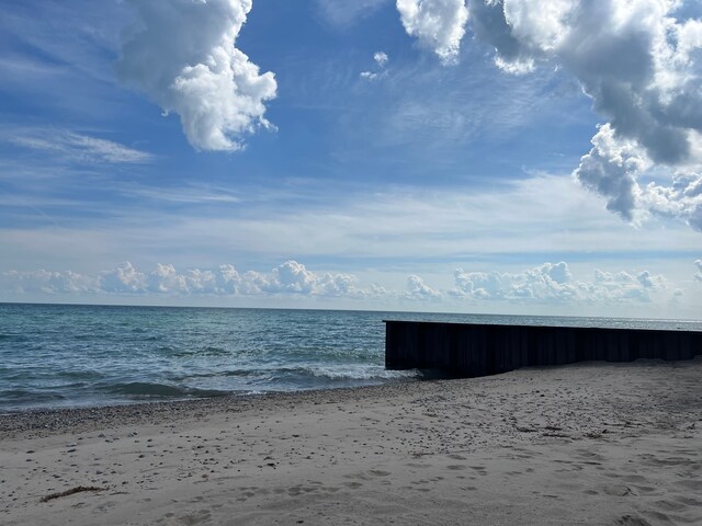 7330 Charlotte Rd, Lexington, MI 48450 - view of water feature with a beach view
