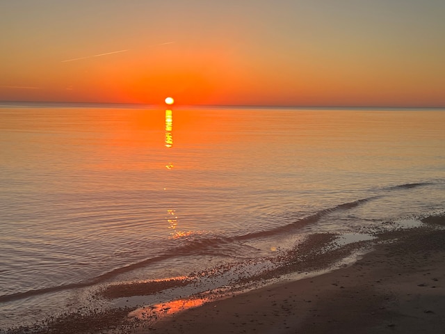 7330 Charlotte Rd, Lexington, MI 48450 - property view of water with a beach view