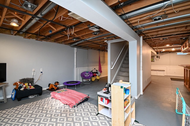 51466 Promenade Ln, New Baltimore, MI 48047 - finished basement with stairs