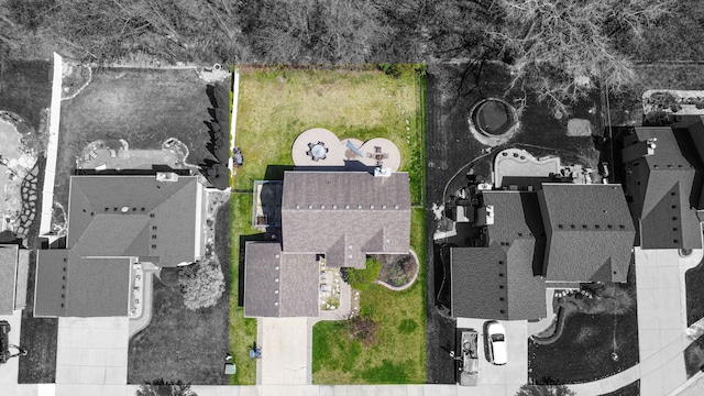 51466 Promenade Ln, New Baltimore, MI 48047 - aerial perspective of suburban area