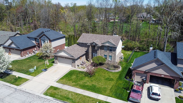 51466 Promenade Ln, New Baltimore, MI 48047 - view from above of property