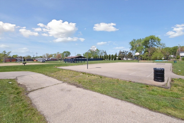 29909 Gladys Ave, Westland, MI 48185 - view of community featuring community basketball court and a yard
