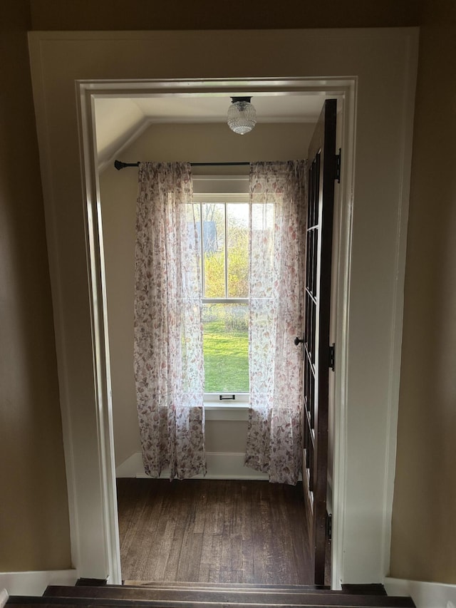 details featuring wood finished floors