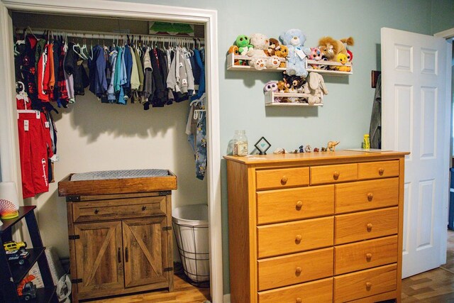 view of closet