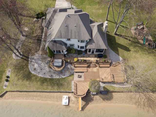 drone / aerial view