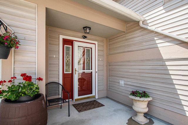 view of entrance to property