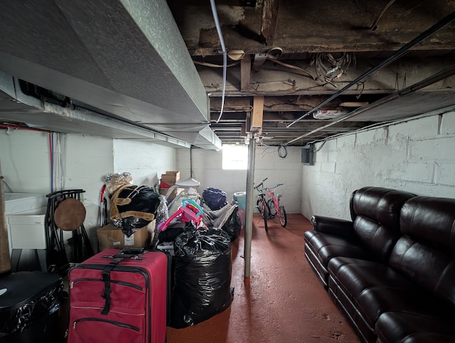 162 Perkins St, Pontiac, MI 48342 - view of below grade area