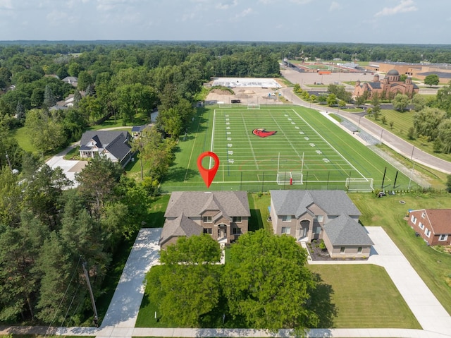 bird's eye view