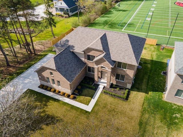 1685 E Wattles Rd, Troy, MI 48085 - drone / aerial view