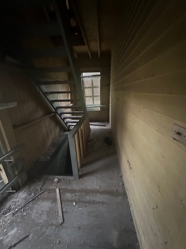 view of attic