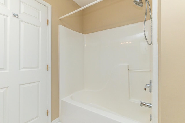 full bathroom featuring shower / bathing tub combination