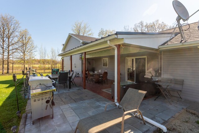 15756 Lewis Rd, Mussey, MI 48014 - view of patio / terrace featuring outdoor dining area and a grill