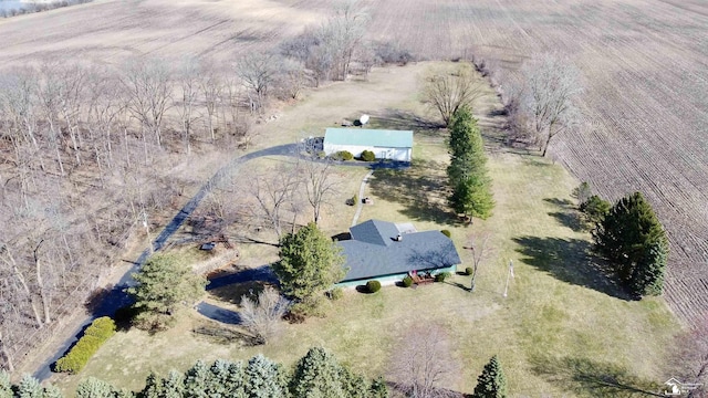 7736 S Custer Rd, Monroe, MI 48161 - drone / aerial view featuring a rural view