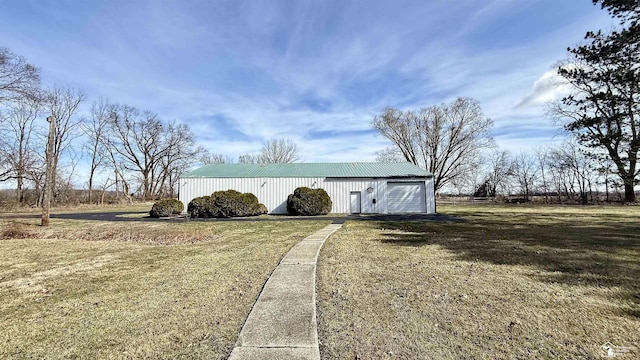 7736 S Custer Rd, Monroe, MI 48161 - exterior space with an outdoor structure