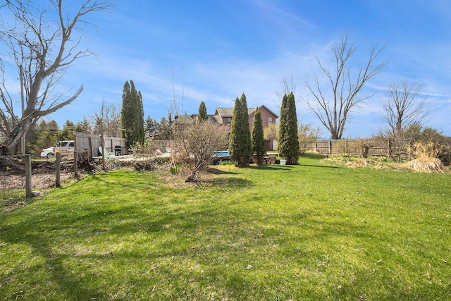 3500 N Oceana Dr, Hart, MI 49420 - view of yard featuring fence