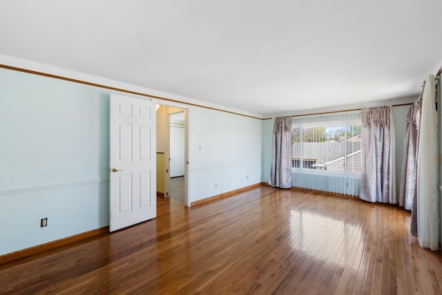 35490 Hatherly Dr, Sterling Heights, MI 48310 - unfurnished room with baseboards and wood finished floors