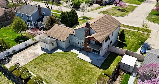 35490 Hatherly Dr, Sterling Heights, MI 48310 - drone / aerial view