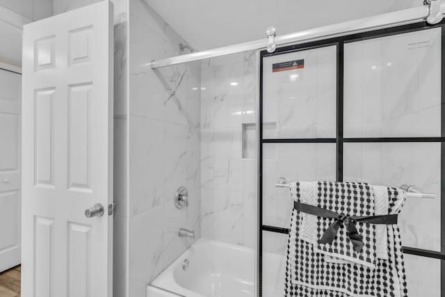 37451 Carpathia Blvd, Sterling Heights, MI 48310 - bathroom with bath / shower combo with glass door