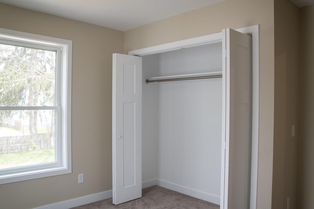 view of closet