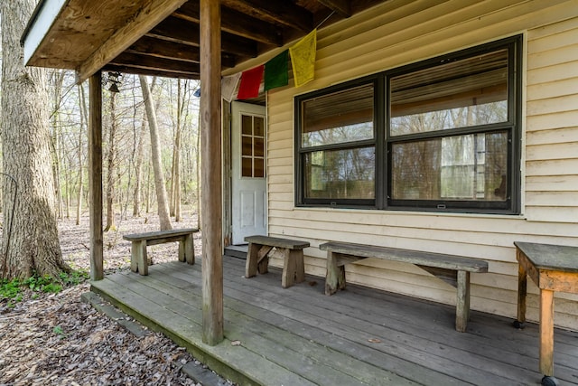 view of deck