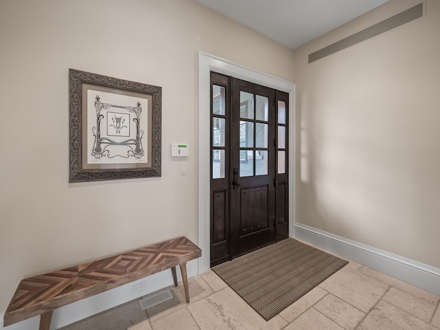 26565 Scenic, Franklin, MI 48025 - foyer entrance with baseboards