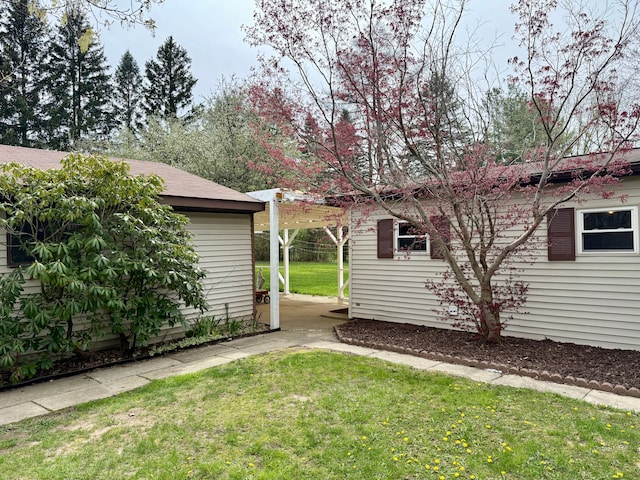 view of yard