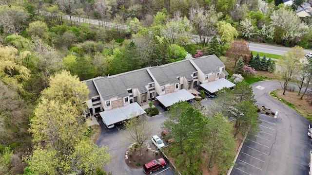 drone / aerial view